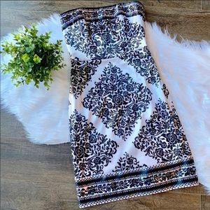 WHBM Strapless Dress